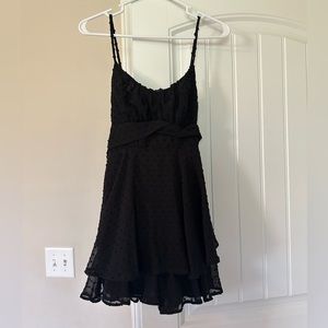 Black romper dress size medium